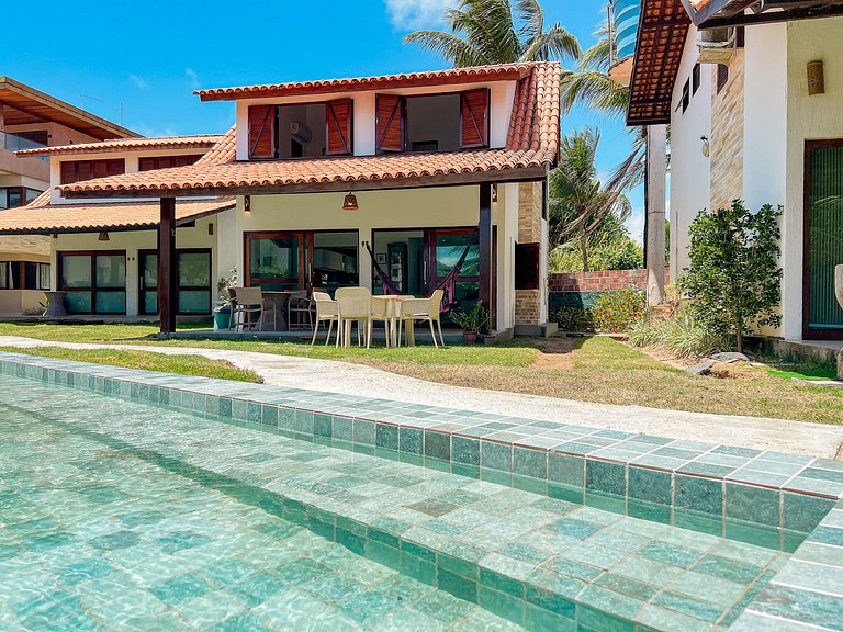 Chalé em Maracaípe Beira Mar 4 quartos Piscina