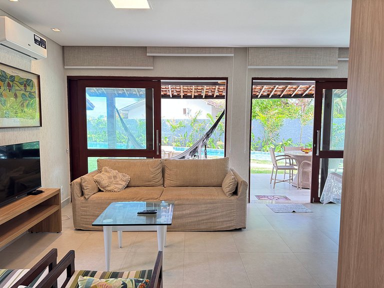 Chalé em Maracaípe Beira Mar 4 quartos Piscina