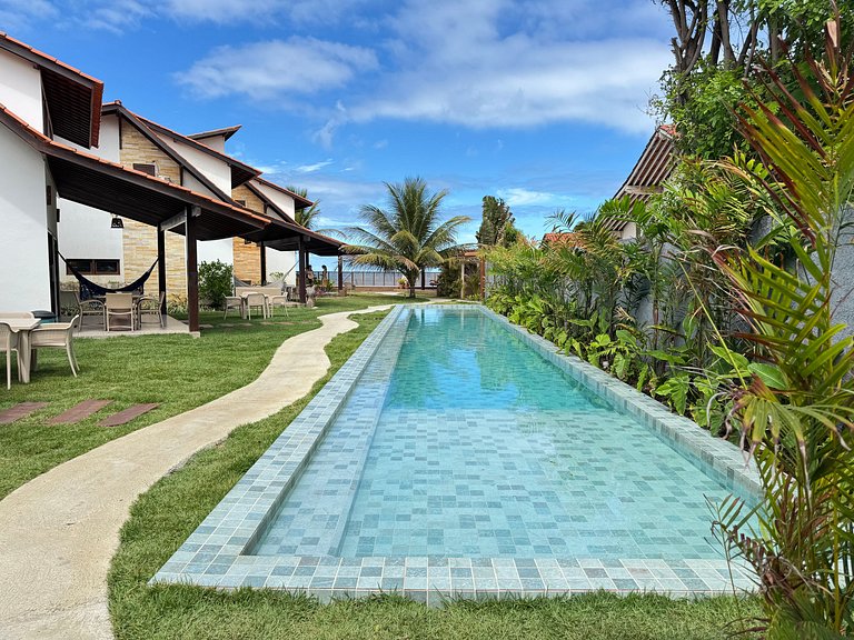 Chalé em Maracaípe Beira Mar 4 quartos Piscina