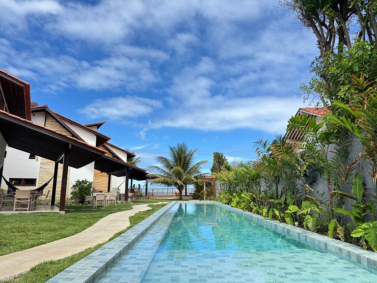 Chalé em Maracaípe Beira Mar 4 quartos Piscina